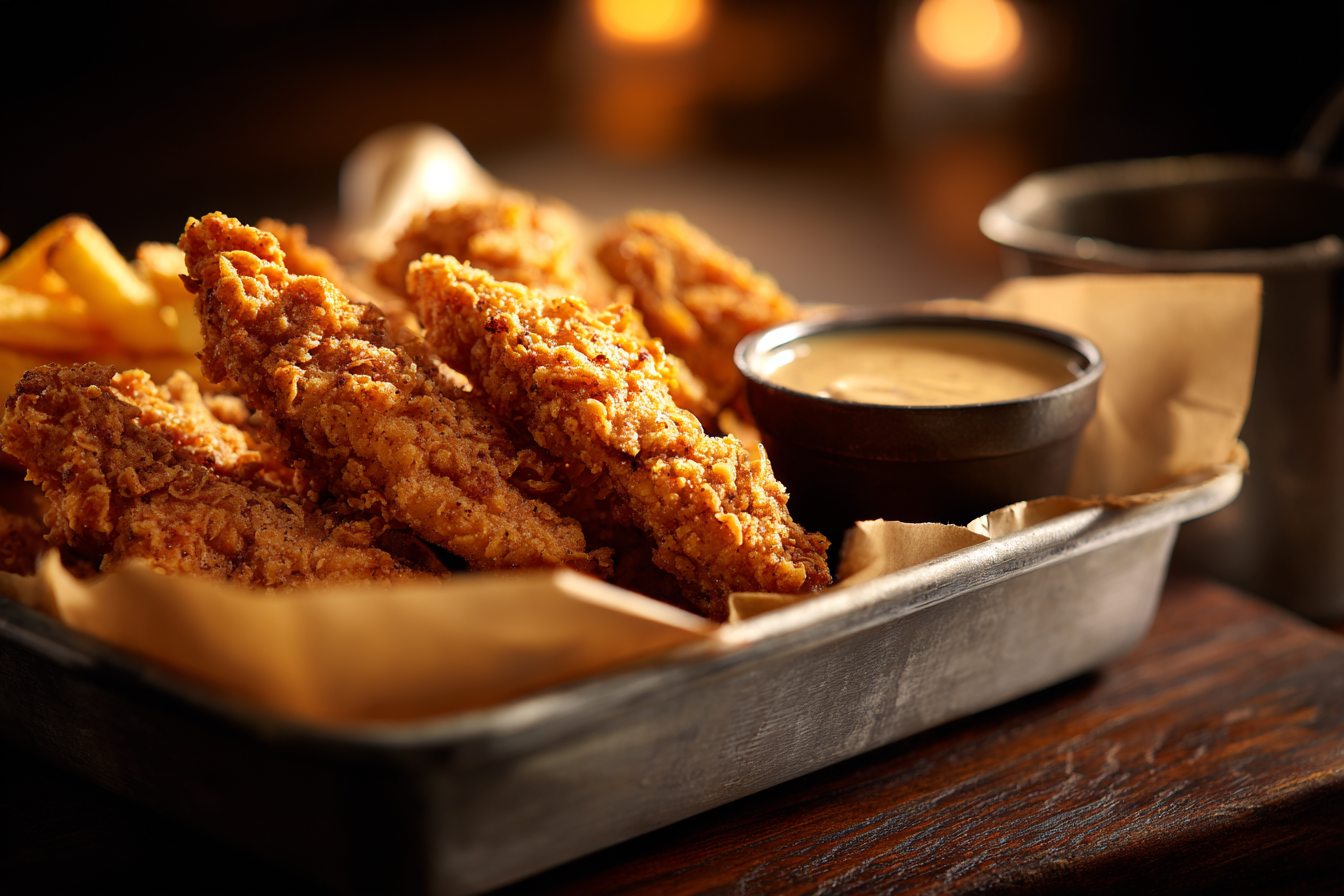 Chicken Fried Steak Fingers Basket